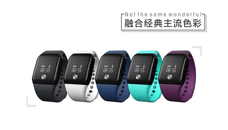 Intelligent Wristband Blood Pressure Blood Oxygen Heart Rate Touch Screen Call Remind Intelligent