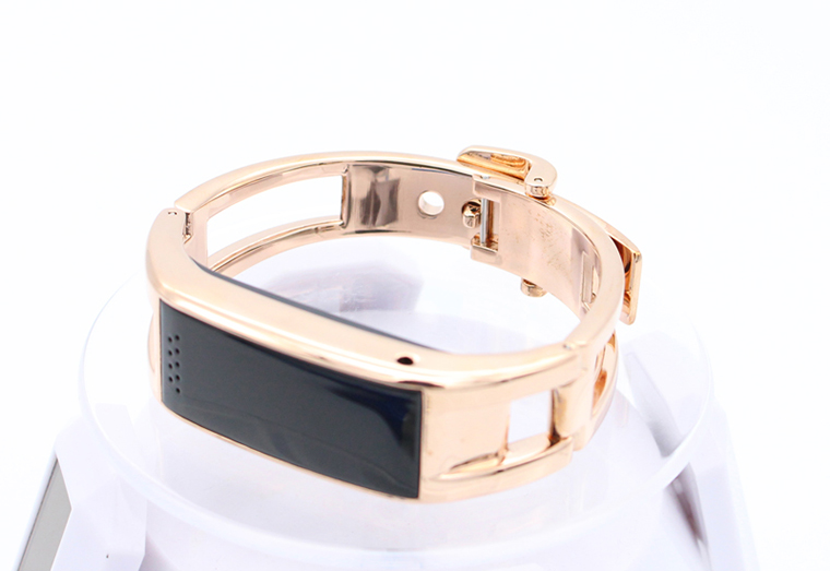 Bluetooth Intelligent Wristband Movement Step Sleep Monitoring Metal Texture Wristband
