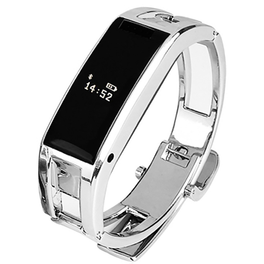Bluetooth Intelligent Wristband Movement Step Sleep Monitoring Metal Texture Wristband
