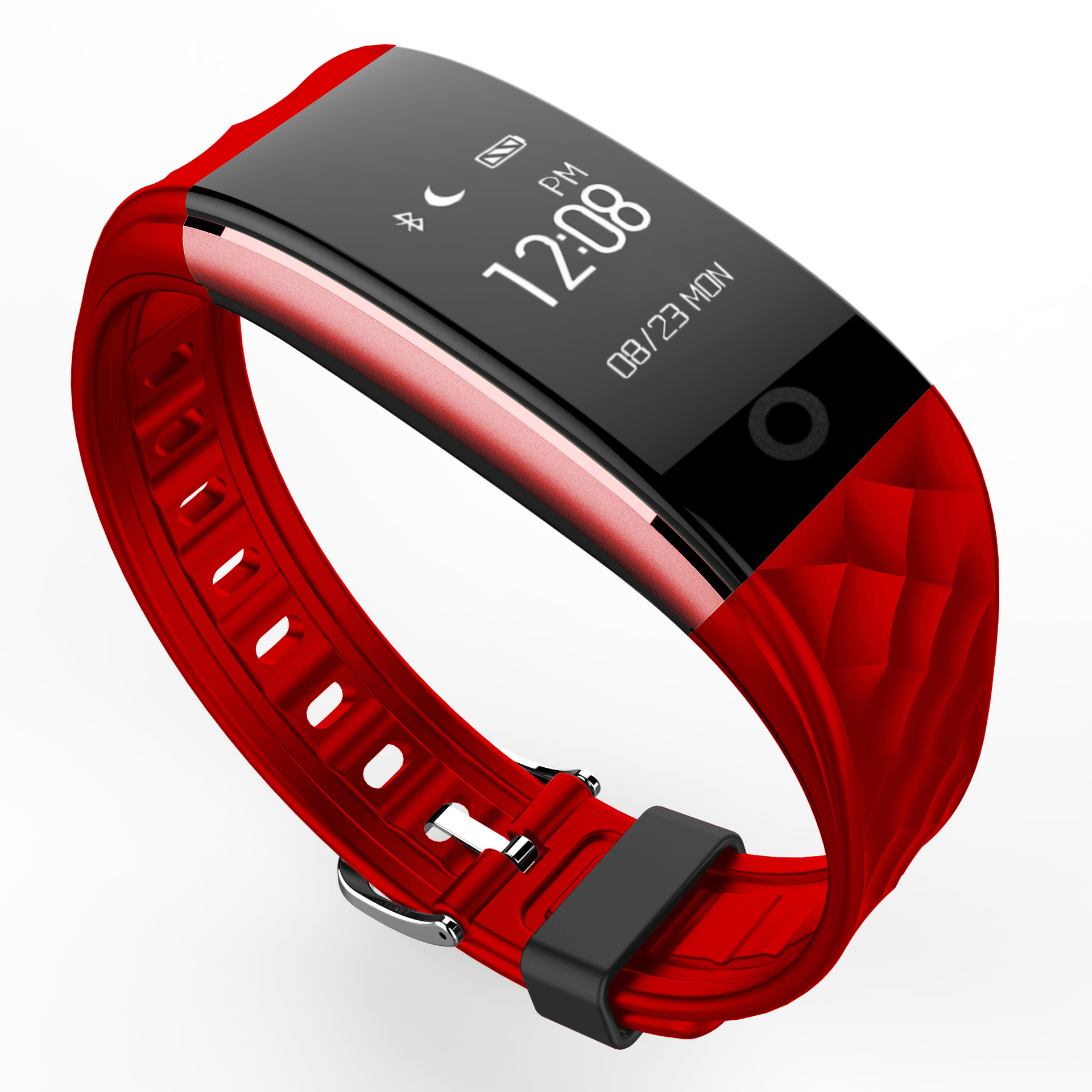 Intelligent Dynamic Heart Rate Monitor Bicycle Movement Step Bluetooth Information Push Wristband