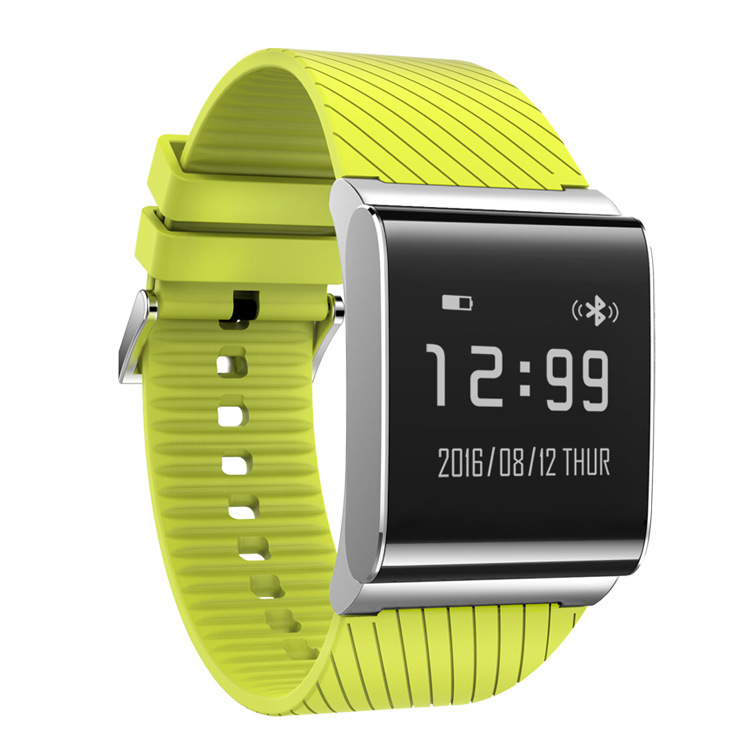 Intelligent Heart Rate Wristband Waterproof Keep Pace Sleep Monitor SMS Display Intelligent Wear