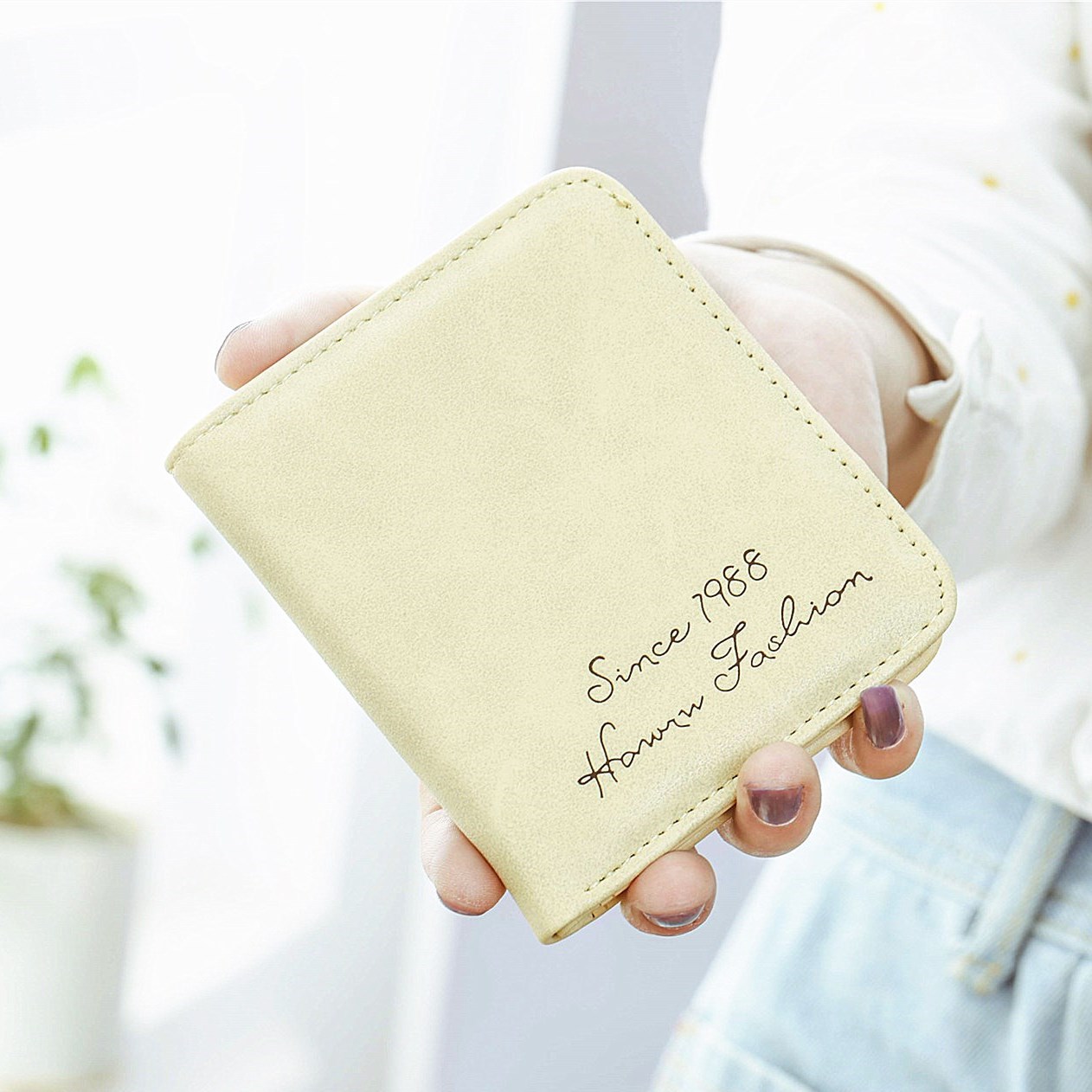 Ms Wallet Short Section Thin Section Gift Small Wallet Coin Purse Card Pack