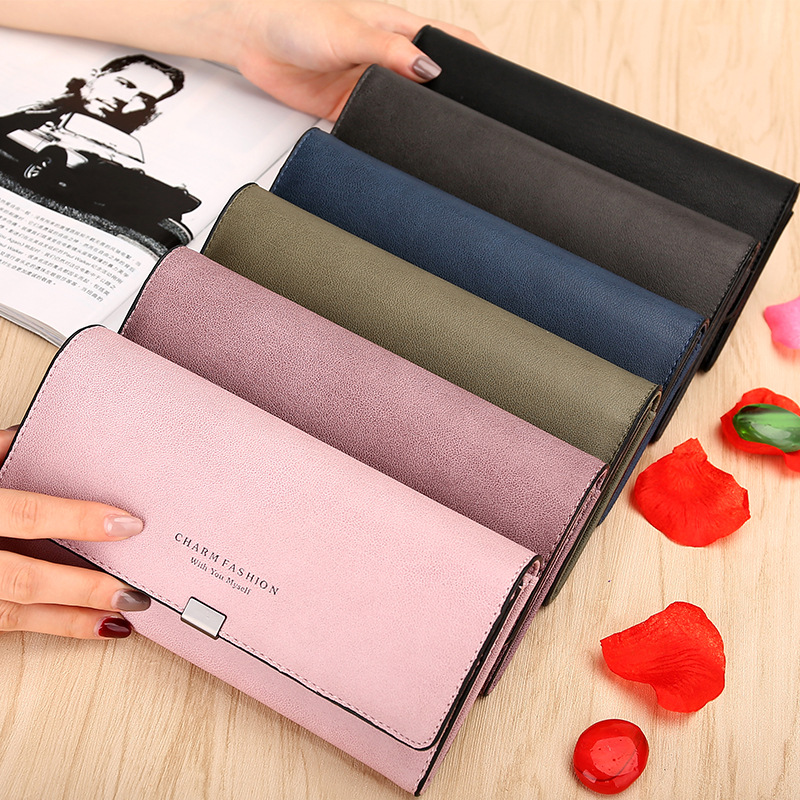 Ms Wallet Long Section Student Clamshell Simple Multifunction Leisure Female Wallet