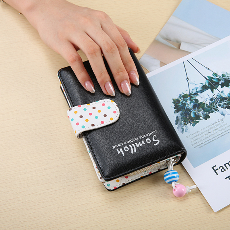 Ms Wallet The New Ladies Lovely Wave Point Fashion Leisure Wallet