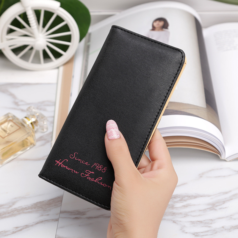 Ms Wallet Card Pack Ultra Thin Scrub Retro Fashion Leisure Student Wallet