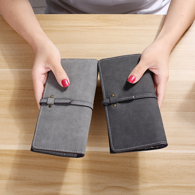 The New Ms Wallet Long Section Card Pack Scrub Female Wallet Fashion Student Wallet