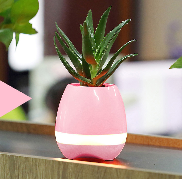 Intelligent Bluetooth Speaker Touch Induction Green Plant Music Potted Plants Flower pot