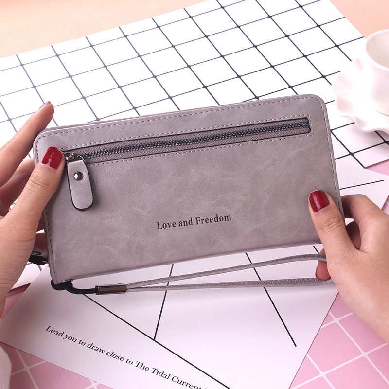 Ms Wallet Twists And Turns Hand Bag Zipper Multifunction Retro Simple High Capacity Wallet