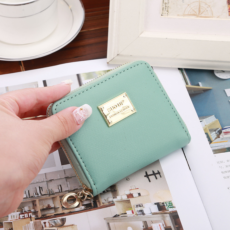 Ms Wallet Short Section Simple New Product Sequins Wallet Female Student Fashion Coin Purse