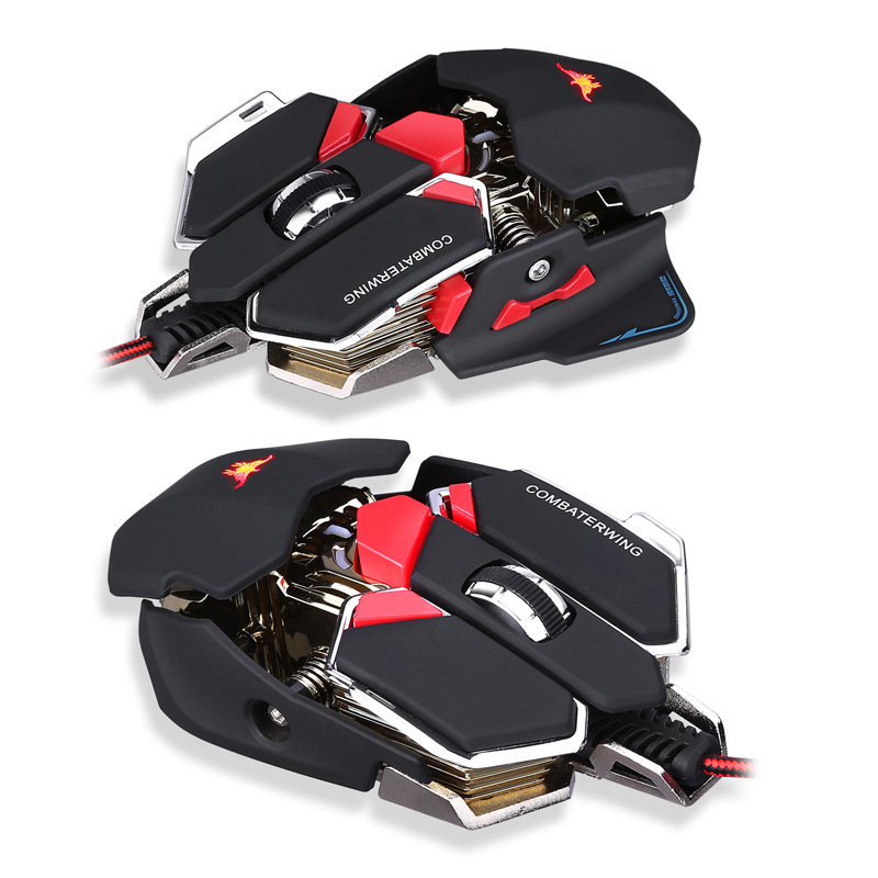 Computer Game Mouse Waterproof 4 Colors Turn Light Mouse