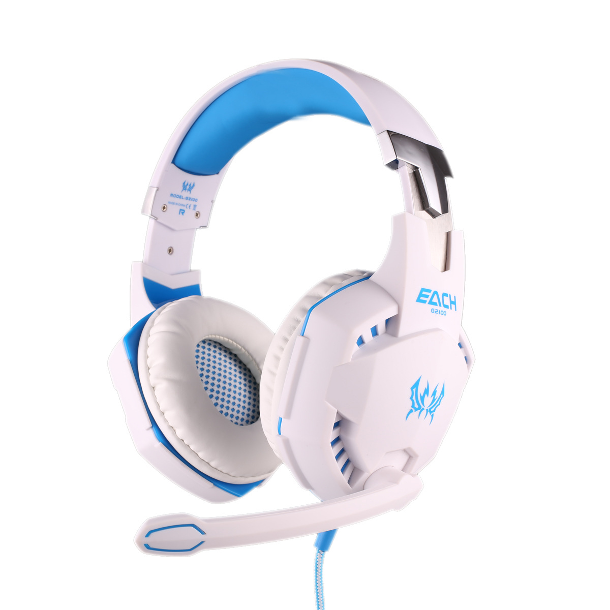 Wearing a head shock Anti-noise Hyun lights Subwoofer HIFI computer game headset