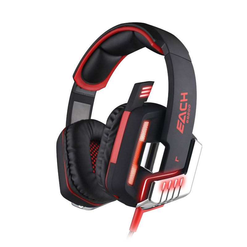 Computer Wearing Style Shock 7.1 Channel Glowing Subwoofer Game Headset