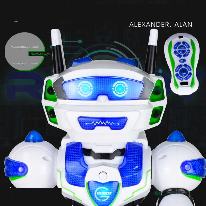 intelligent remote control robot toy dancing dialogue tell a story child gift