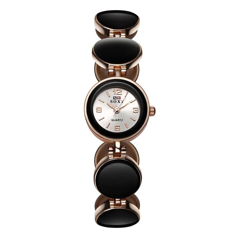 The New Fashion Ms Ceramics Trend Student Simple Watch