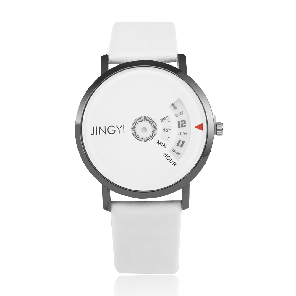 Men Calendar Turn Watch Upscale Fashion Leisure Belt Watch