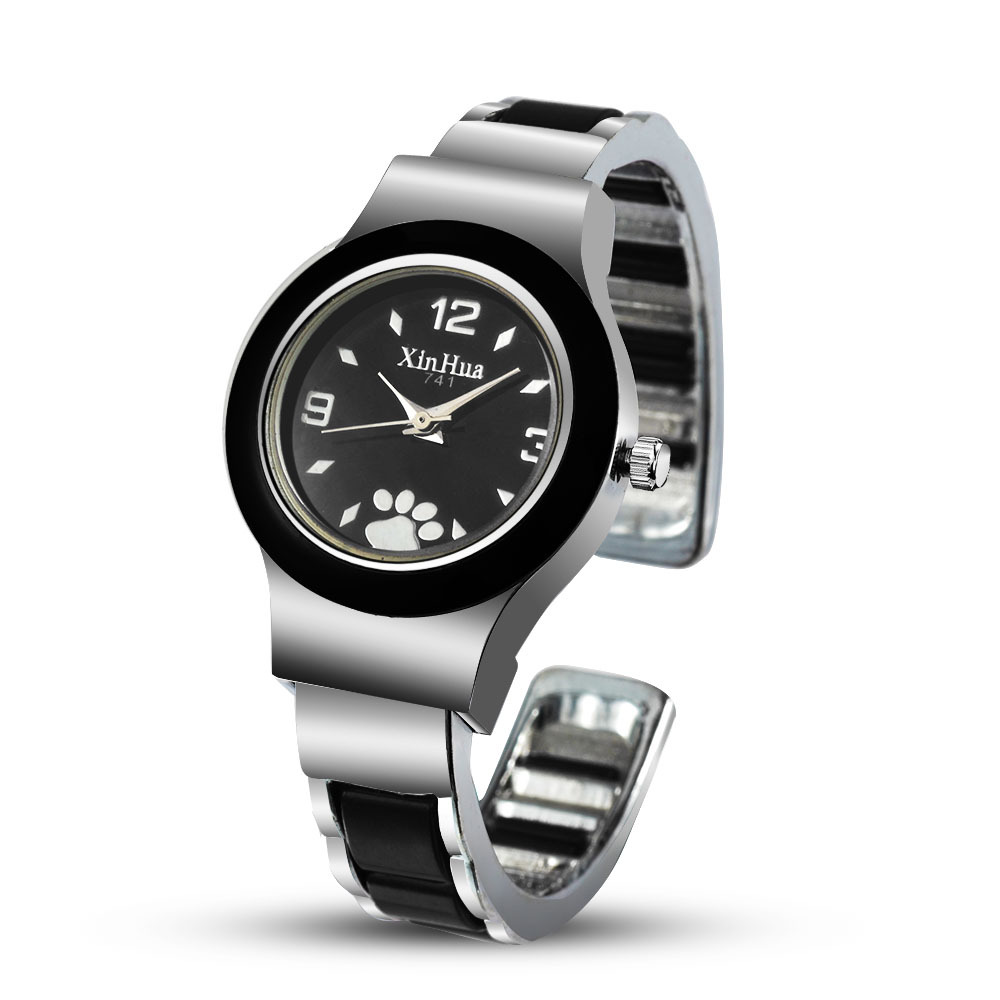 Ms Creative Alloy Bracelet Watch Small Dial Girls Fashion Leisure Quartz Watches