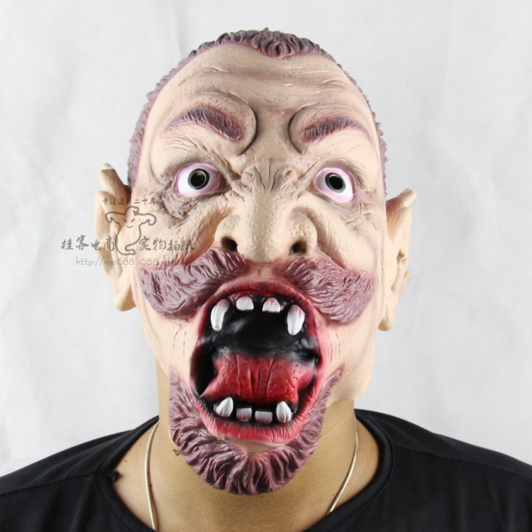 Anger Evil Spirits Zombie Halloween Prom Props Terror Whole People Scary Engage in Ghosts Mask