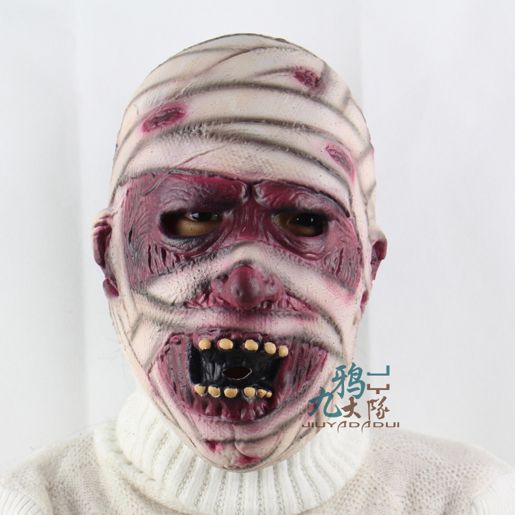 Terror Mummy Fool Halloween Party Props Upscale Soft Terror Ghost Mask