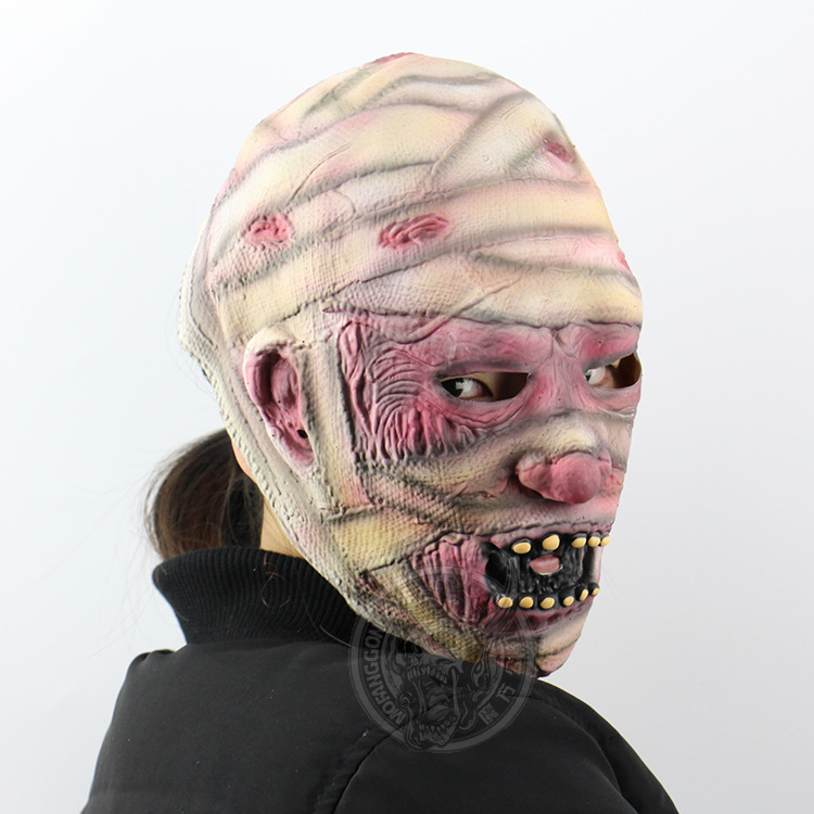 Terror Mummy Fool Halloween Party Props Upscale Soft Terror Ghost Mask