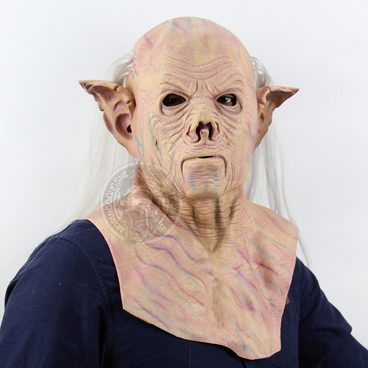 Shaped Pharaoh Alien Scary Headgear mask Halloween bar Haunted house dress up Props