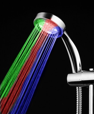 Colorful Flicker Shower Leading LED  SHOWER Temperature Control Discoloration Nozzle