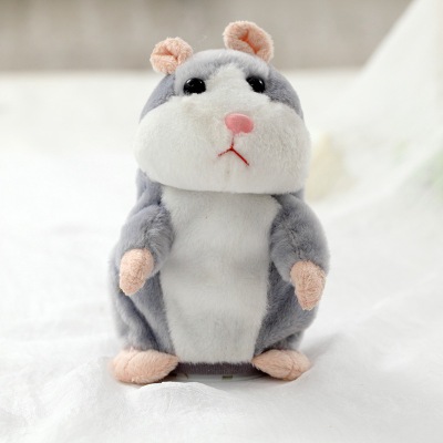 Cartoon Intelligent Will Speak Will Walk Lovely Recording Small Hamster Child Plush Toy