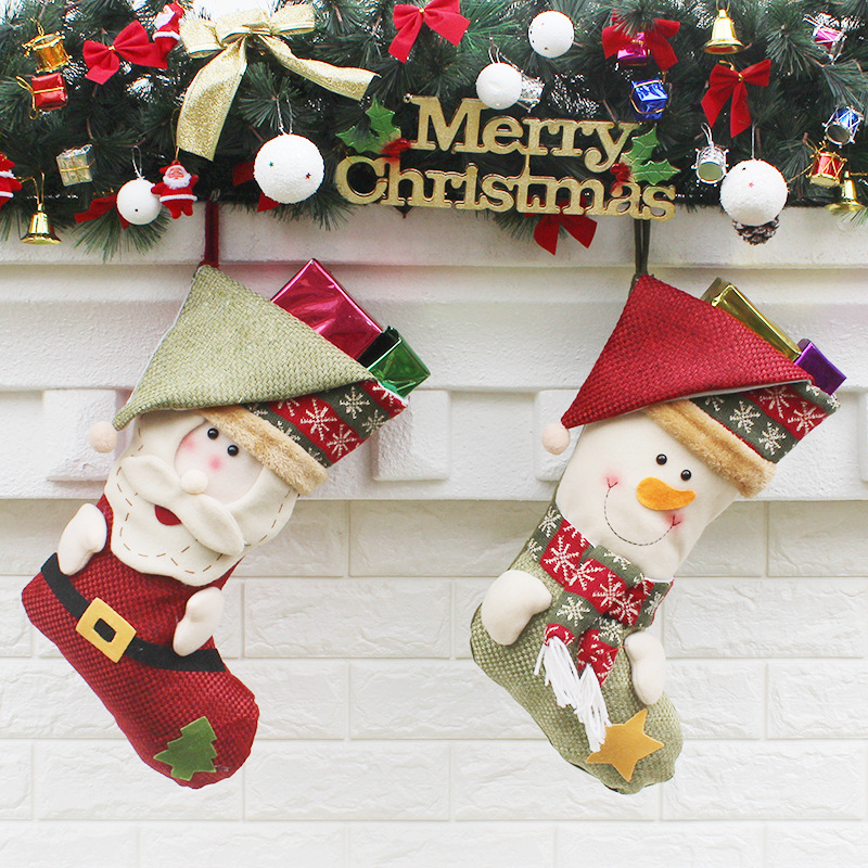 Christmas Sock gift Christmas Pendant Crafts Supplies Decoration