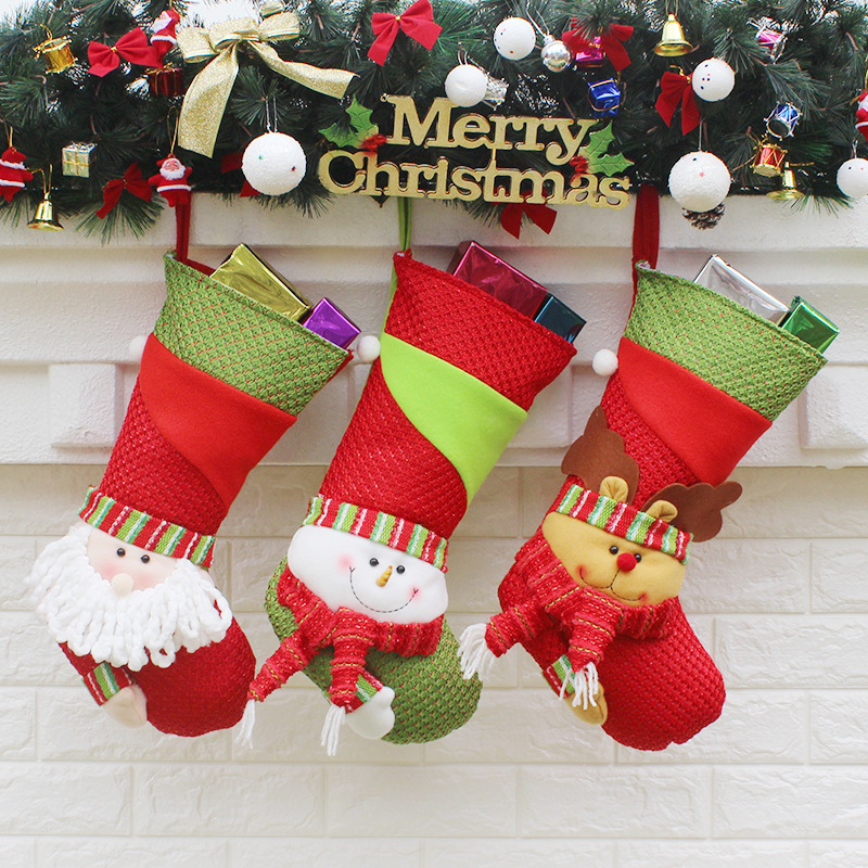 Christmas Tree Pendant Old Socks Christmas Decorations Christmas Candy Socks