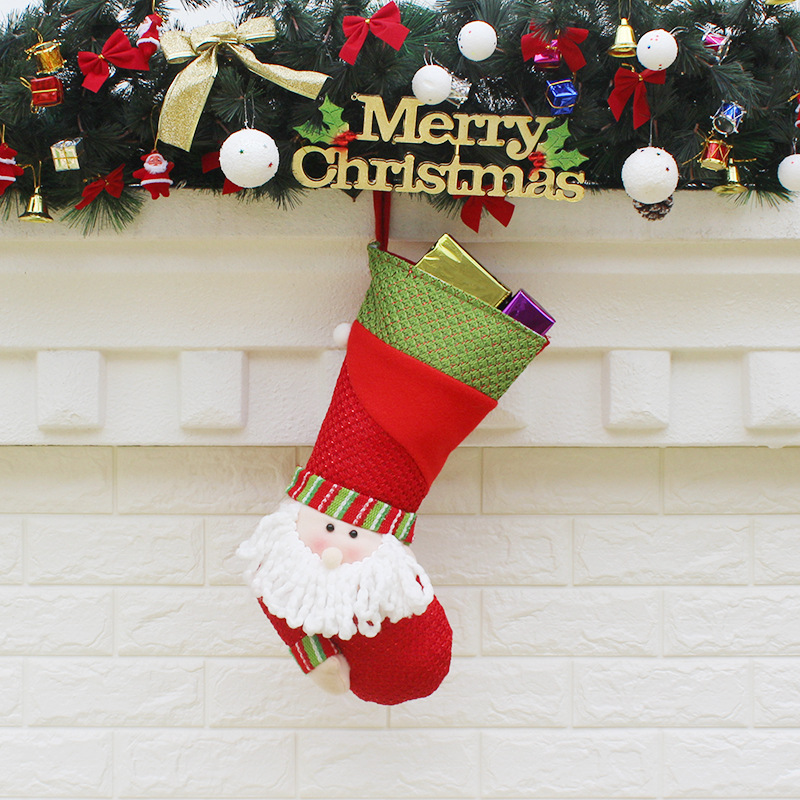 Christmas Tree Pendant Old Socks Christmas Decorations Christmas Candy Socks