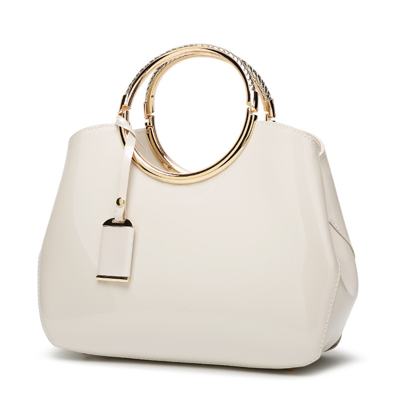 Bride pack The New Fashion Bright Patent Leather Lady bags Messenger bag Handbag Wild Shoulder Bags
