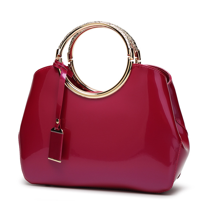 Bride pack The New Fashion Bright Patent Leather Lady bags Messenger bag Handbag Wild Shoulder Bags