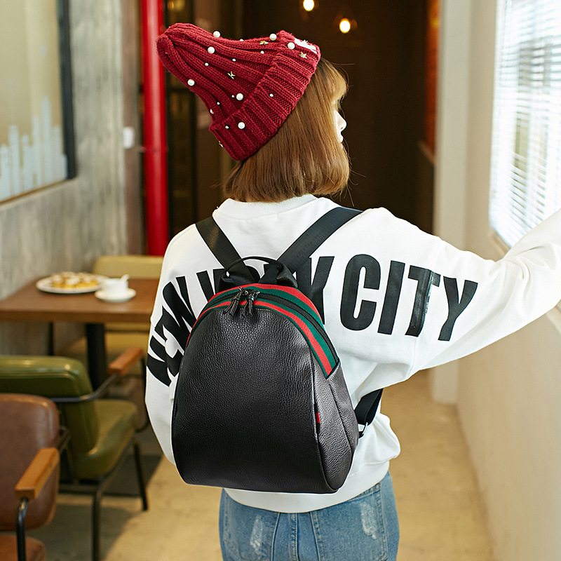 Ladies bag The New Ms backpack pu skin Shells travel Leisure Shoulder Bags Handbags