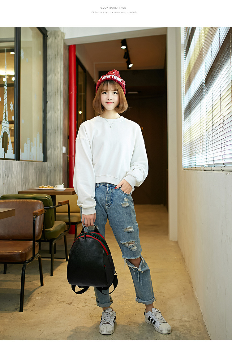 Ladies bag The New Ms backpack pu skin Shells travel Leisure Shoulder Bags Handbags