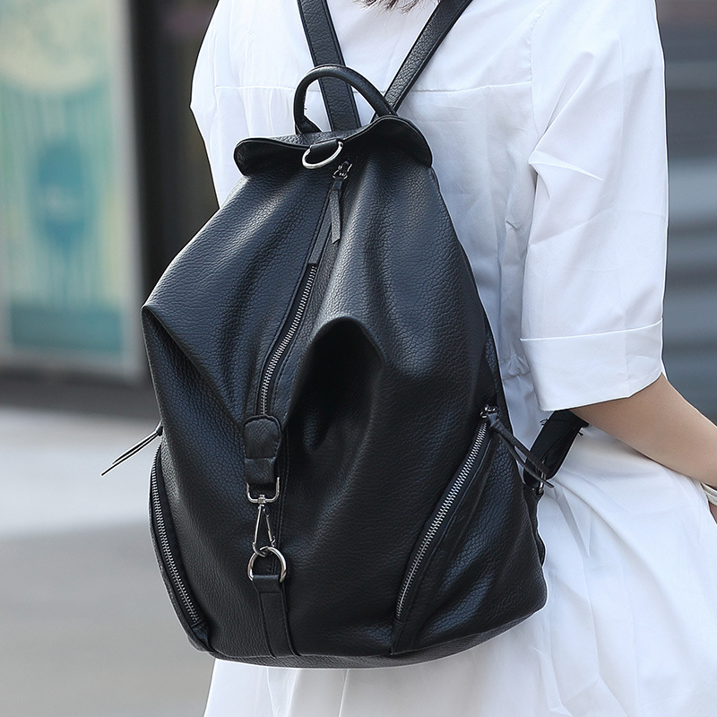The New Ms Fashion Backpack Student Practical Leisure School bag Travel bag Handbags