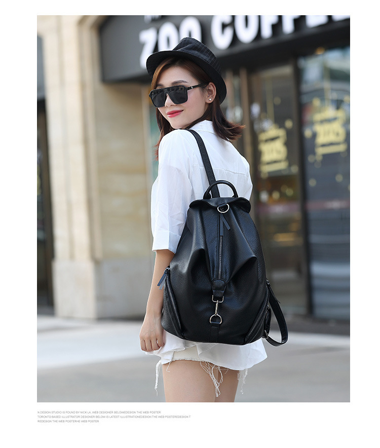 The New Ms Fashion Backpack Student Practical Leisure School bag Travel bag Handbags