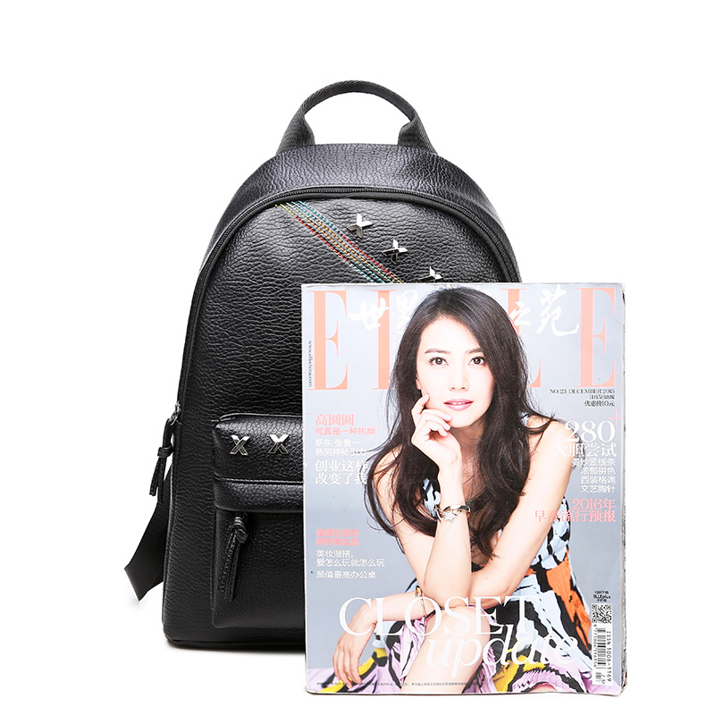Ladies Bag Trend Ms Backpack Shoulder Bags Rivet Leisure Fashion Student Backpack Handbags