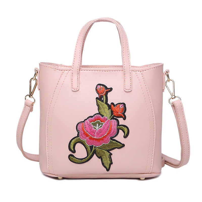 Ms Embroidered Handbag The New Simple Shoulder Bags Wild Classic Messenger Bag