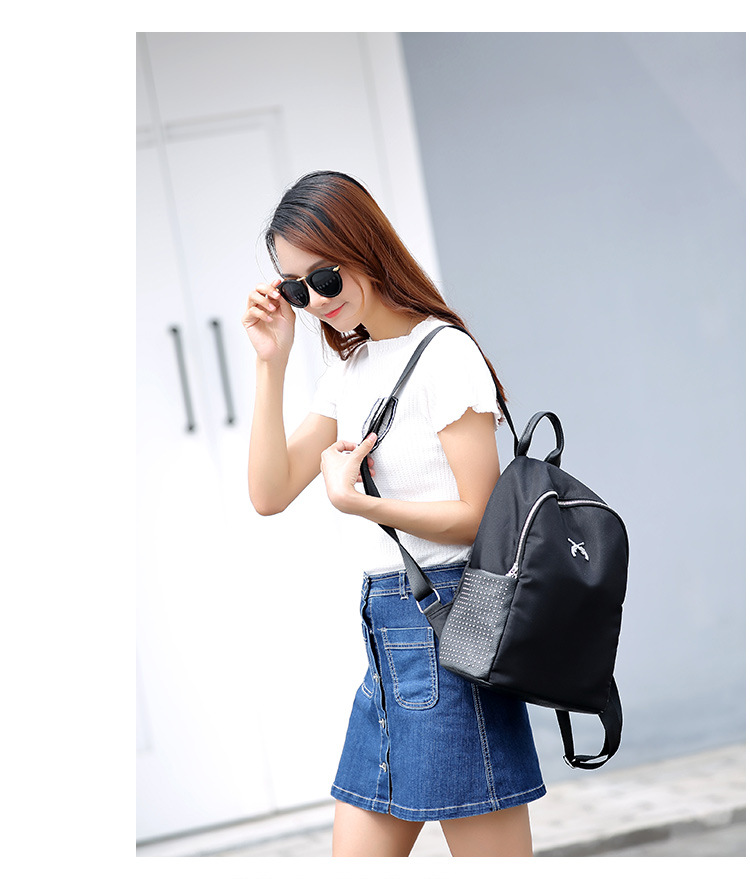 The New Backpack Female Travel Backpack Ms Leisure Fashion Canvas Lady Bags Handbags