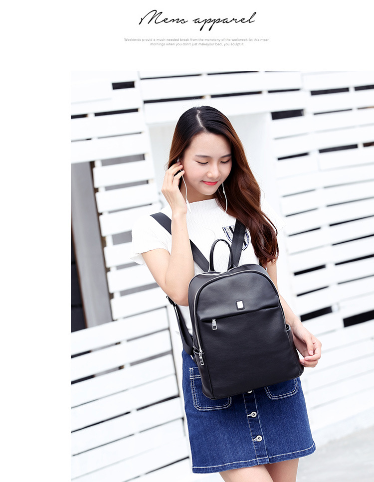 The New Backpack Ms Backpack College Winds High Capacity Simple Leisure Travel bag Handbags
