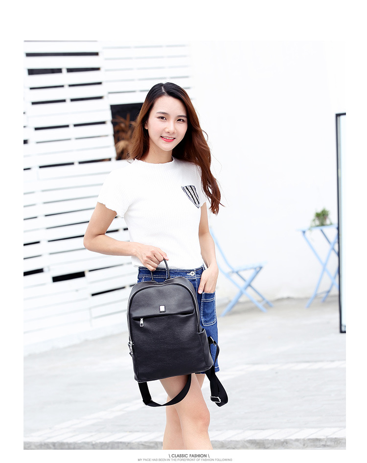 The New Backpack Ms Backpack College Winds High Capacity Simple Leisure Travel bag Handbags