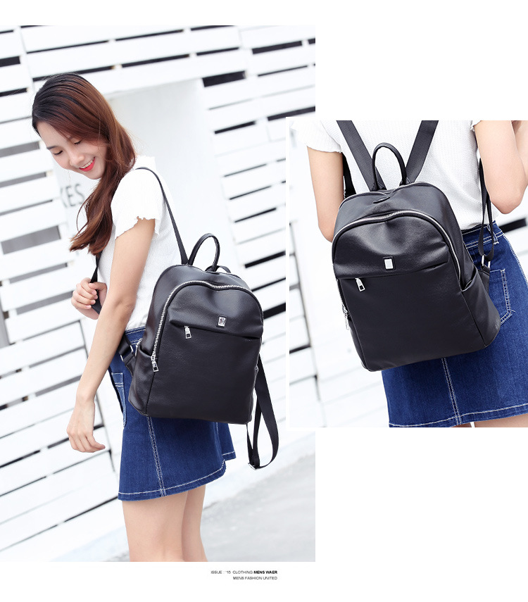 The New Backpack Ms Backpack College Winds High Capacity Simple Leisure Travel bag Handbags
