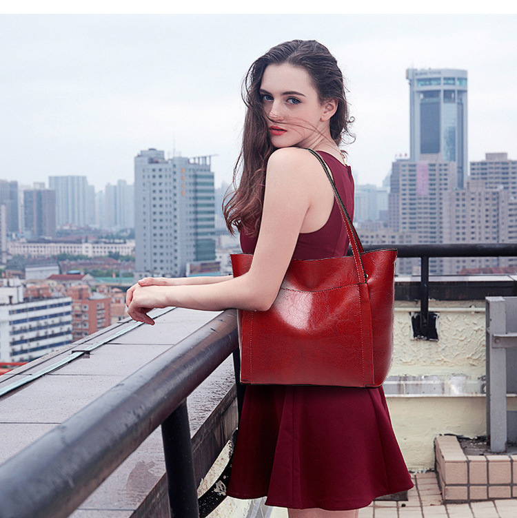 Western Style Fashion Ladies bag Portable Messenger Wild Shoulder Lady Bags Big bag