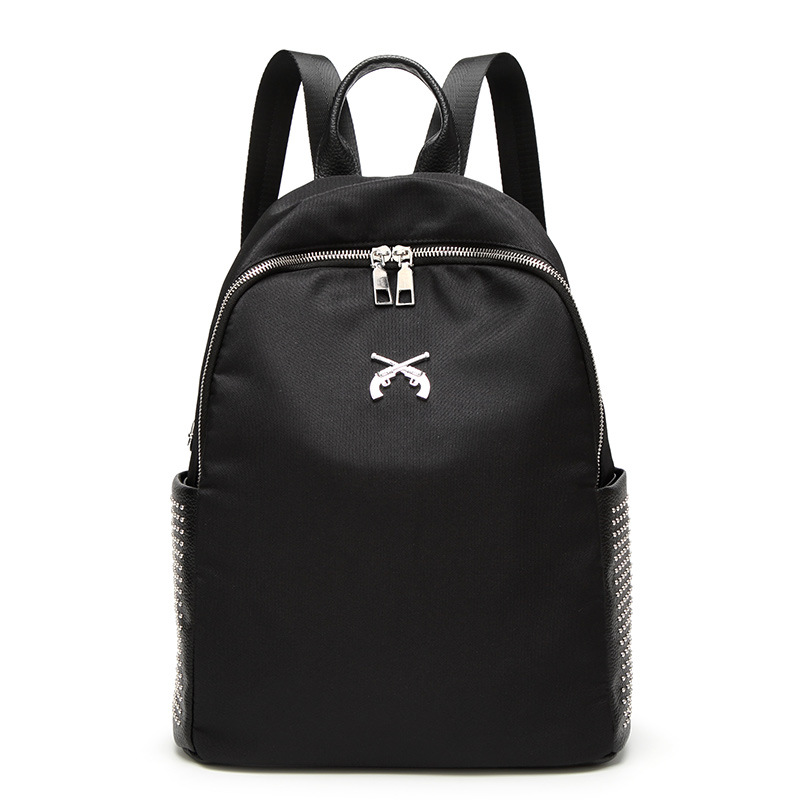 The New Lady Bags Rivets Backpack College Winds Student School bag Trend Package Handbags