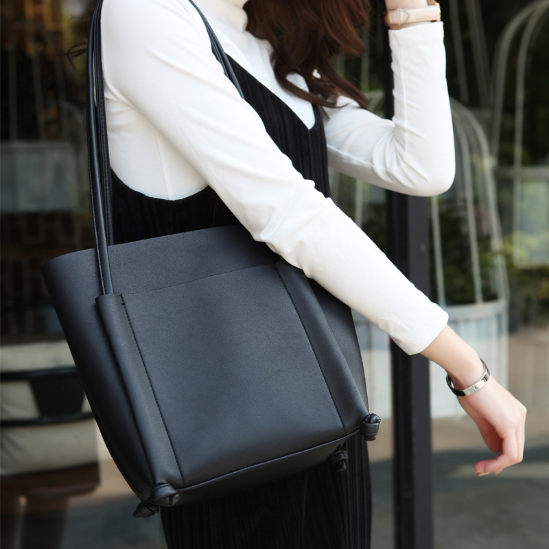 Western Style Lady bags Nut big Package Simple Shoulder Bags Fashion Wild Handbag