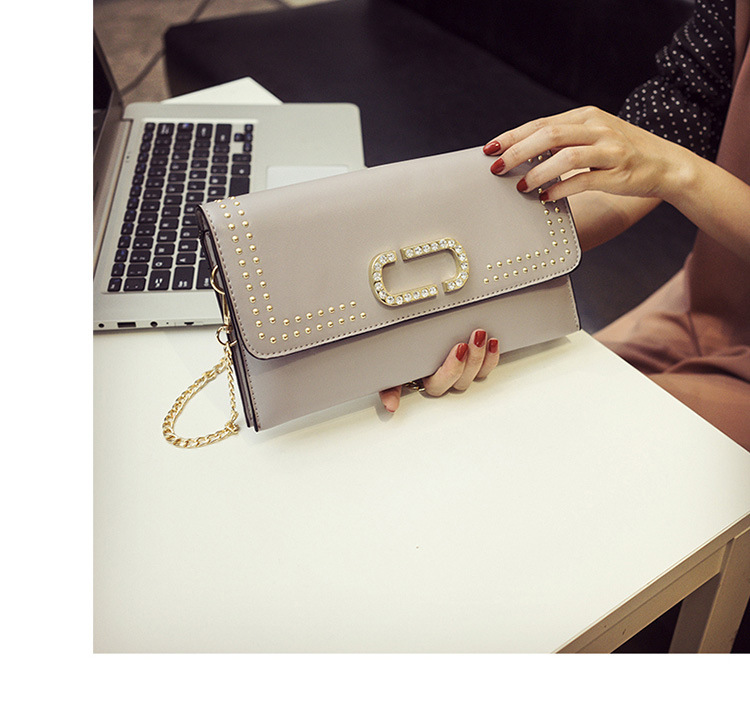Wild Clutch Trend Simple High Capacity Personality Envelope Package Temperament Ms. bag Handbags