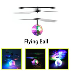 LED Toy Induction Suspension Fly Ball Helicopter Flash Glow RC Aircraft Kid Hot Better Item