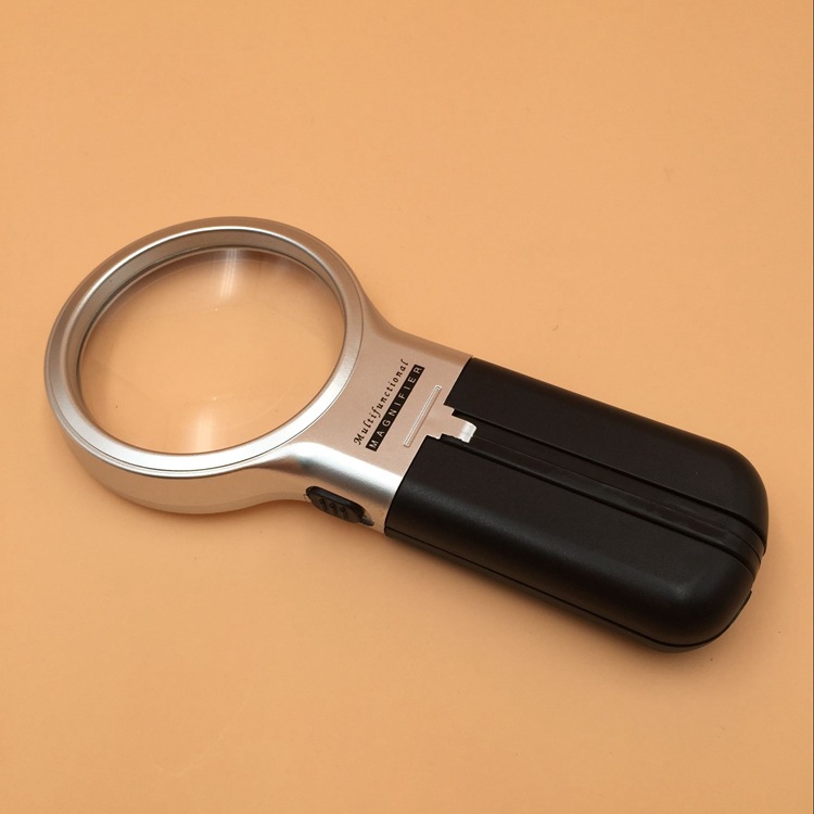 TH7006 Handheld Desktop Dual use Magnifier With LED Light HD Fold Magnifier