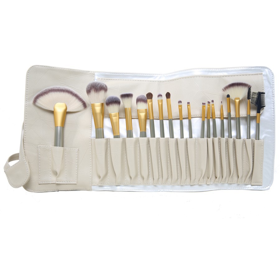 Ms Makeup Essential 18 Branches Beige Makeup Brush Set Make-up Makeup Brush