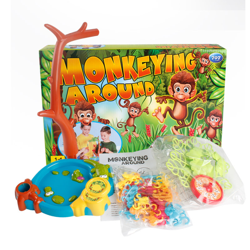Child Puzzle Toy Balance And Grasp Hanging Monkey table Games Model toys