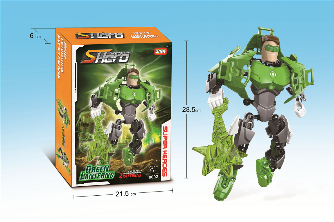 Child The Avengers Deformation Fit Building Blocks toy Super Hero iron Man Batman Captain America